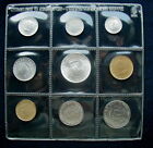 1981 Italy SAN MARINO complete official set 9 COINS UNC with silver official box