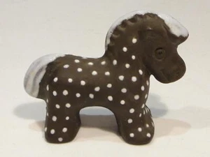 MCM Hyllested Keramik Stoneware Polka Dot Spotted Horse Figurine Denmark - Picture 1 of 6