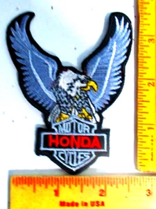 "Honda" patch vintage collectible Japanese motorcycle biker emblem memorabilia - Picture 1 of 1
