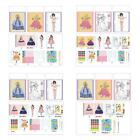 Princess Change Costume Stickers Dress up Doll Stickers for Holiday Gift