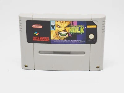 The Incredible Hulk - SNES Super Nintendo Spiel Modul - PAL  getestet - Bild 1 von 2