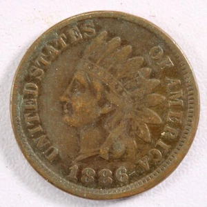1886 Type 1 Indian Head Cent - VF/XF Details - Picture 1 of 2