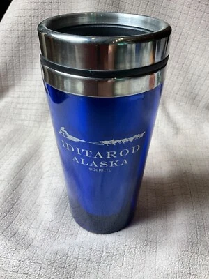 2010 Iditarod Alaska Insulated 7” High Traveler Tumbler Cup / Mug - NEW - Image 1 of 4