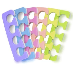 Toe Separators Set - 24 Pieces Premium Pedicure Tool Kit Super Soft - Picture 1 of 6