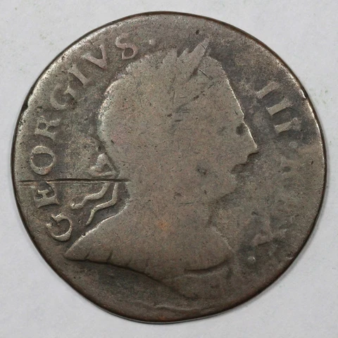 1774 V 3-74A R-5 Machin's Mills Colonial Copper Coin Cover