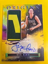 DA17604 2023 Panini Origins WNBA PATCH GOLD AUTO AUTOGRAPH Sue Bird #08/10