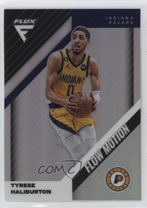 2022-23 Panini Flux Flow Motion Silver Prizm Tyrese Haliburton #16