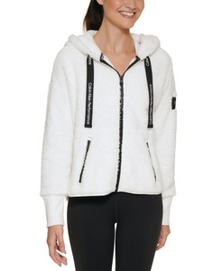 calvin klein jacket black and white