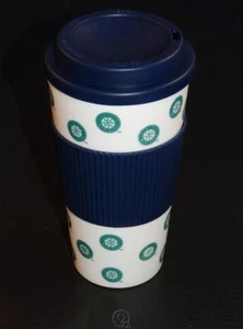 MLB Seattle Mariners 16 Oz Plastic Tumbler Travel Cup Hot/Cold Coffee Mug Banded - Picture 1 of 3