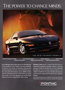 Pontiac Firebird Formula 1994 Original Farbdruckanzeige - Bild 1 von 1