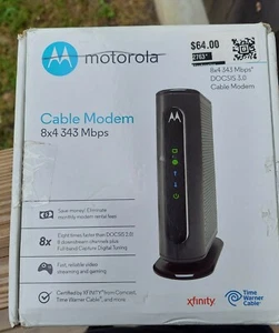 Motorola MB742010 686mbps DOCSIS 3.0 Cable Modem - Picture 1 of 12