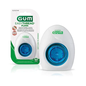 GUM Easythread filo interdentale - filo interdentale espandente per bretelle ponti e - Foto 1 di 12