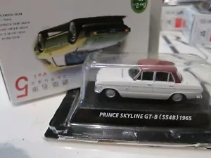KONAMI Collection 5 - PRINCE SKYLINE GT-B S54B 1965 - White 1/64 - Mini Car 2FB - Bild 1 von 8