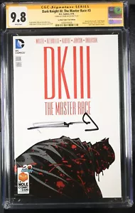 DK3 Master Race #3 La Mole Variante CGC SS 9.8 SIGNIERT Frank Miller Batman DK III - Bild 1 von 2