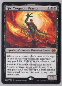 1x Gix, Yawgmoth Praetor - The Brothers' War - Near Mint - Imagen 1 de 1