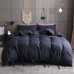 3Pcs Bedding Duvet Cover Set Quilt Cover w/Pillows for Comforter Queen King Size - Picture 1 of 14