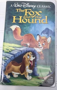 Retro Black Diamond Edition Walt Disney Classic The Fox & The Hound VHS Vtg 90s - Picture 1 of 8