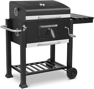 Parrilla barbacoa de carbón carro barbacoa carbón parrilla de carbón carro barbacoa camping - Imagen 1 de 12