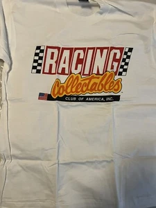 NOS Vintage Racing Collectibles Club of America T Shirt Single Stitch Mens  L - Picture 1 of 3