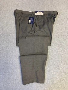 Pantaloni eleganti RRL Ralph Lauren uomo 40x30 grigio a quadri comodi flessibili davanti piatti nuovi con etichette - Foto 1 di 11