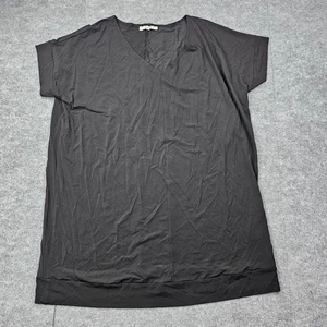 Bryn Walker Tunic Womens XL Black Italian Fabric Pullover Lagenlook Minimalist - Picture 1 of 7