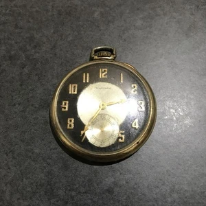 Vintage WALTHAM Manual Wind Pocket Watch Working Condition - Picture 1 of 6
