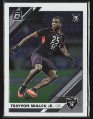 2019 Donruss Optic Trayvon Mullen Jr. #119 Rookie Oakland Raiders - Image 1 of 2