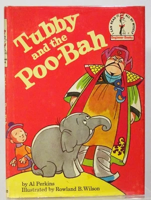 Vtg 1972 TUBBY and the POO-BAH-Al Perkins-Dr Seuss BEGINNER BOOKS 1st/1st-DJ Foto 1 de 4