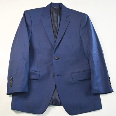 Ralph Lauren 38S Azul Ojo de Pájaro 100% Lana Delgado Para Hombre Blazer Traje Chaqueta Abrigo Deportivo Foto 1 de 4