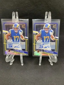 2023 Panini Donruss Puka Nacua SSP /25 “The Rookies” Color Match AUTO RC Lot - Picture 1 of 6