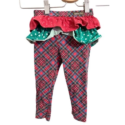 Falda Leggings Matilda Jane Vacaciones a Cuadros Volantes Bebé Niño 12 18 Meses Foto 1 de 4