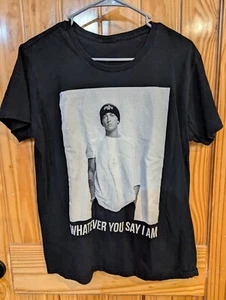 Eminem Whatever You Say I Am Slim Shady Tshirt 90s Marshall Mathers Black Rapper - Picture 1 of 11