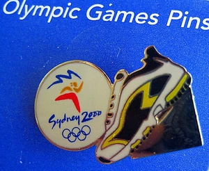 SYDNEY OLYMPIC GAMES 2000 SPORTS EQUIPMENT SERIES ATHLETICS RUNNING SHOE PIN - Picture 1 of 1