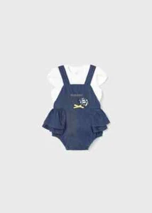 KOMPLETTES T-SHIRT LATZHOSE BABY BÜRGERMEISTER 1693 BAUMWOLLE BLAU ORIGINAL PE 2023 - Bild 1 von 4