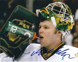 Signed 8x10 KARI LEHTONEN Dallas Stars Photo - COA - Picture 1 of 1