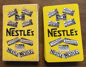 Vintage Nestle Crunch Candy Bar Playing Cards Chocolate Food Advertising A9 - Picture 1 of 20