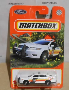 MATCHBOX COUNTRY SERIES FORD POLICE INTERCEPTOR IN WHITE #42/100 - Picture 1 of 1