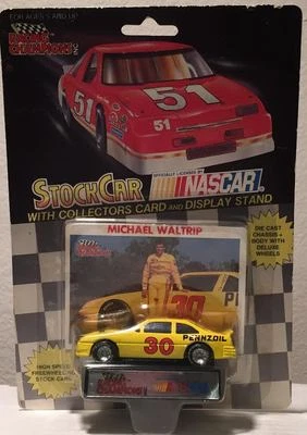 1990 1/64TH EARHARDT НАЗАД R/C NASCAR ОСНОВАНИЕ #30 MICHAEL WALTRIP             - Изображение 1 из 2
