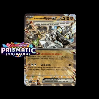 Pokemon Prismatic Evolutions: Choose Your Card! Reverse Holo/Holo EX Full Art NM - Image 1 of 2