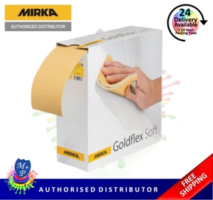 Mirka GoldFlex Soft Roll 115 x 125mm 200 Sheets/Box P800 - 25 Metre Roll - Picture 1 of 6