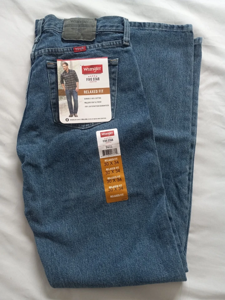 Wrangler 97601VR Men's Relaxed Fit Jeans - Vintage Rinse