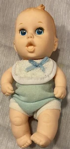 Vintage Gerber Products Baby Doll 1989 6" by Lucky Industries Co Blue - Picture 1 of 5