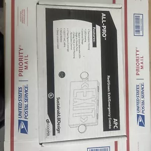 NUOVO- APLX7RG ALL-PRO USCITA/EMERGENZA SEGNALE DI USCITA LED COMBO - LETTERE ROSSE E VERDI - Foto 1 di 2