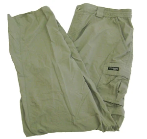 COLUMBIA Women's (Size XL) Green Convertible Hiking Pants Shorts 5 Pockets Nylon - Picture 1 of 4