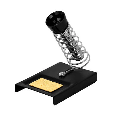 1 peça suporte de ferro de solda suporte de mola estação de suporte arma de solda esponja metal - Imagem 1 de 4