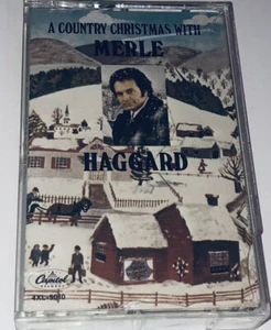 A Country Christmas With Merle Haggard Music Cassette 1H07 - Picture 1 of 4