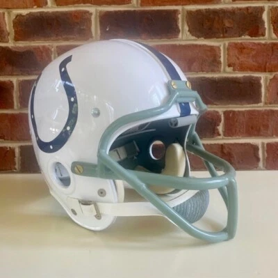 Vintage Baltimore Colts Riddell Kra-Lite RK2 Football Helmet Raymond Berry - Image 1 of 4
