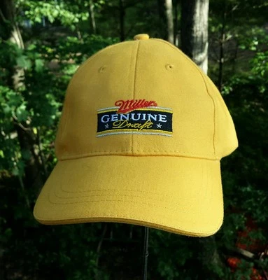 Vintage Miller Genuine Draft MGD Trucker Hat Beer Cap Adjustable One Size Unworn - Изображение 1 из 4