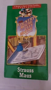 1997- THE COUNTRY MOUSE AND THE CITY MOUSE-VHS-VC-Reader's Digest-Young Families - Picture 1 of 5
