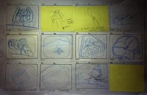 Disney 101 Dálmatas La Serie 1997 Dibujado a Mano Animación Producción Storyboard - Imagen 1 de 2